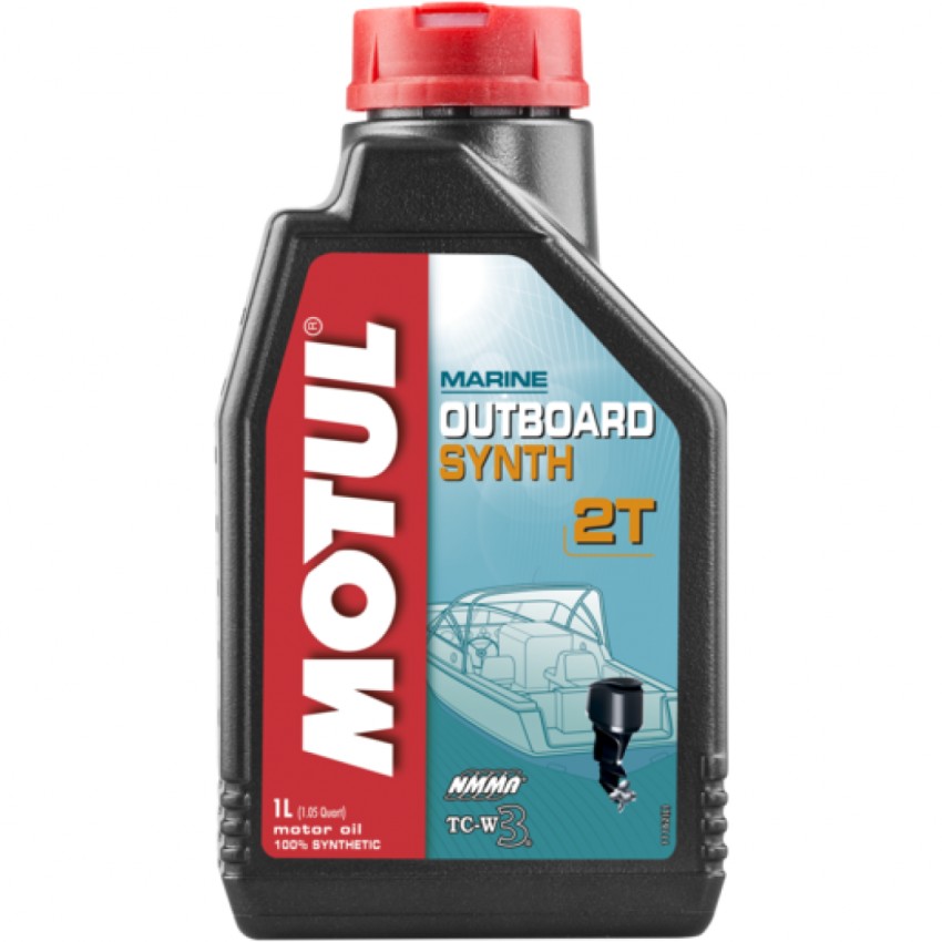 Масло для водного транспорту MOTUL OUTBOARD SYNTH 2T 1 літр