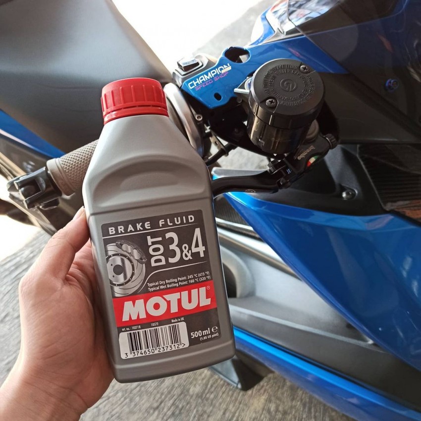 Гальмівна рідина для скутерів MOTUL DOT 3&4 0.5 літри