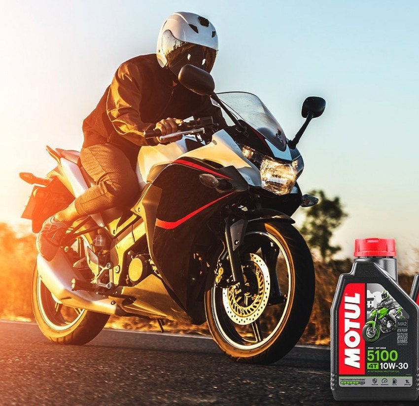 Масло для мотоциклів MOTUL 5100 4Т SAE 10W30 4 літри