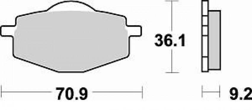 Гальмівні колодки BR 685SM1