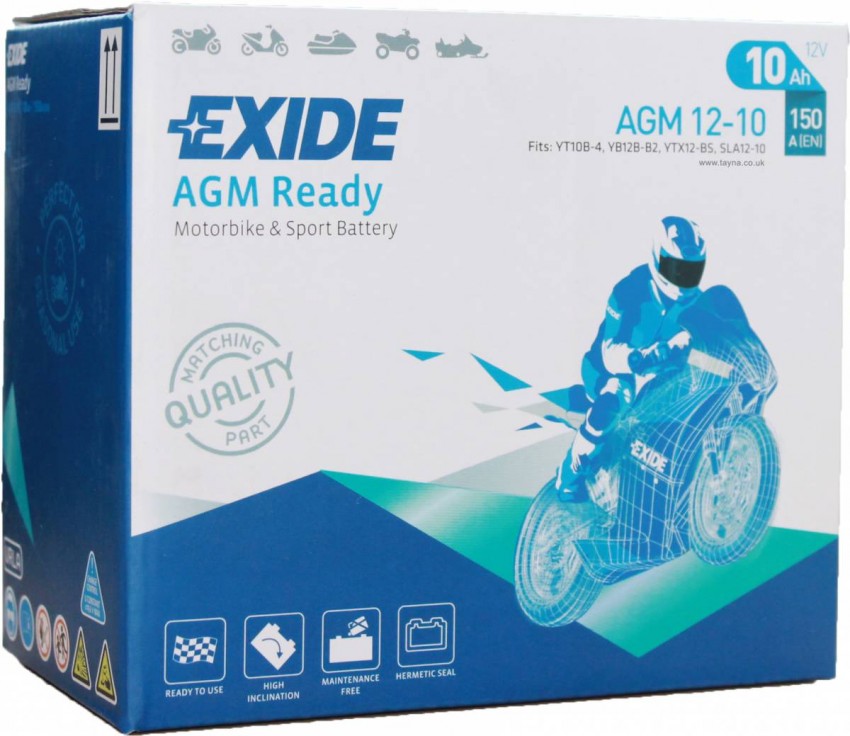 Акумулятор EXIDE SLA12-10 = AGM12-10
