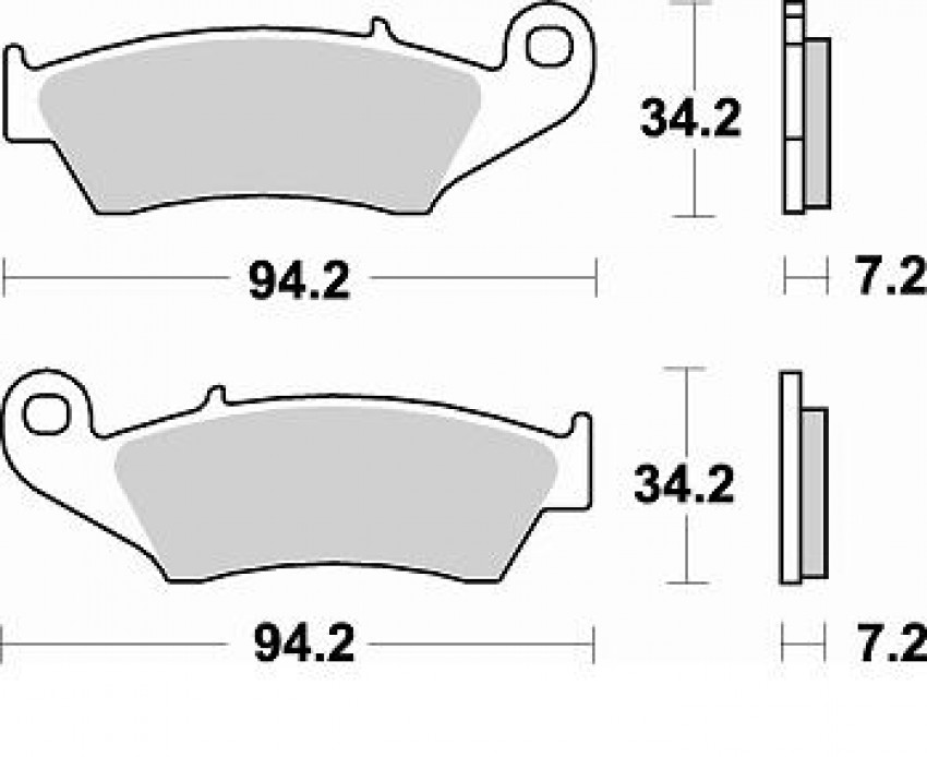 Гальмівні колодки Braking BR 772CM44