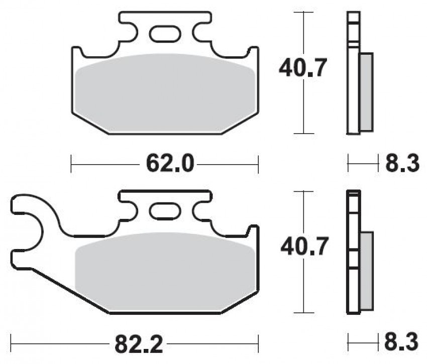 Гальмівні колодки BR 936CM44