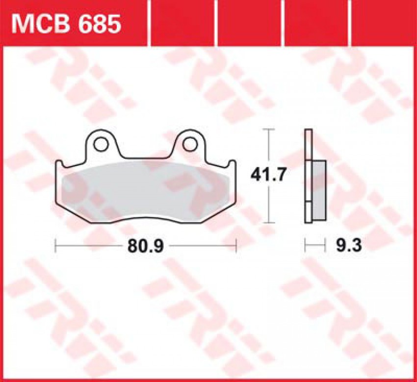 Гальмівні колодки LUCAS MCB685