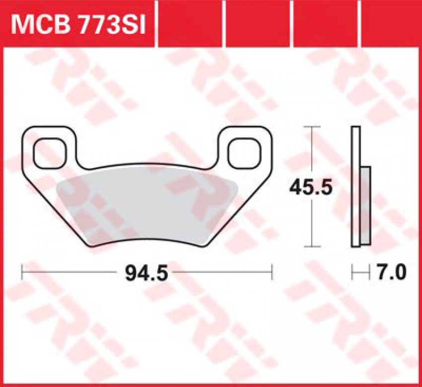 Гальмівні колодки LUCAS MCB773SI