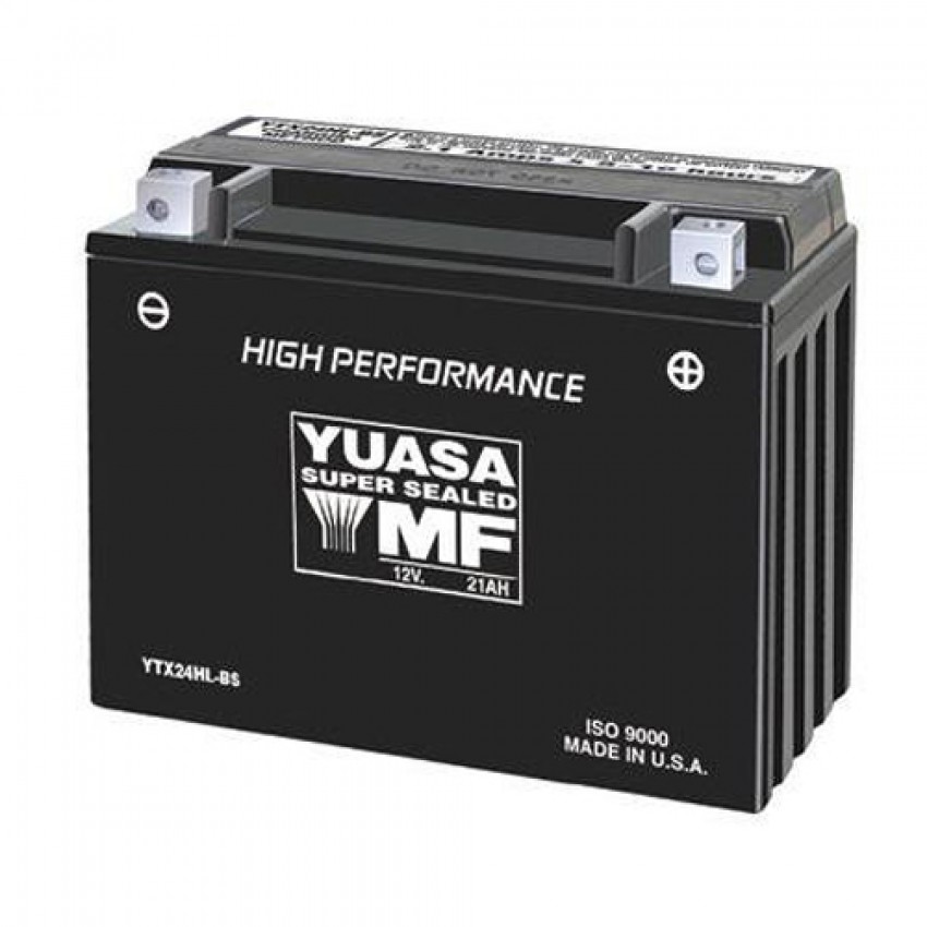 Акумулятор YUASA YTX24HL-BS AGM 21Ah 350A