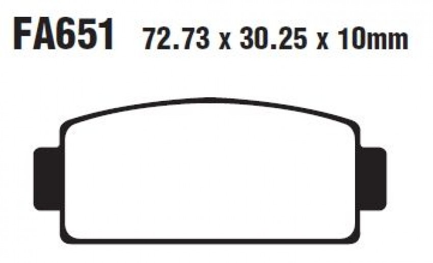 Гальмівні колодки EBC FA651TT