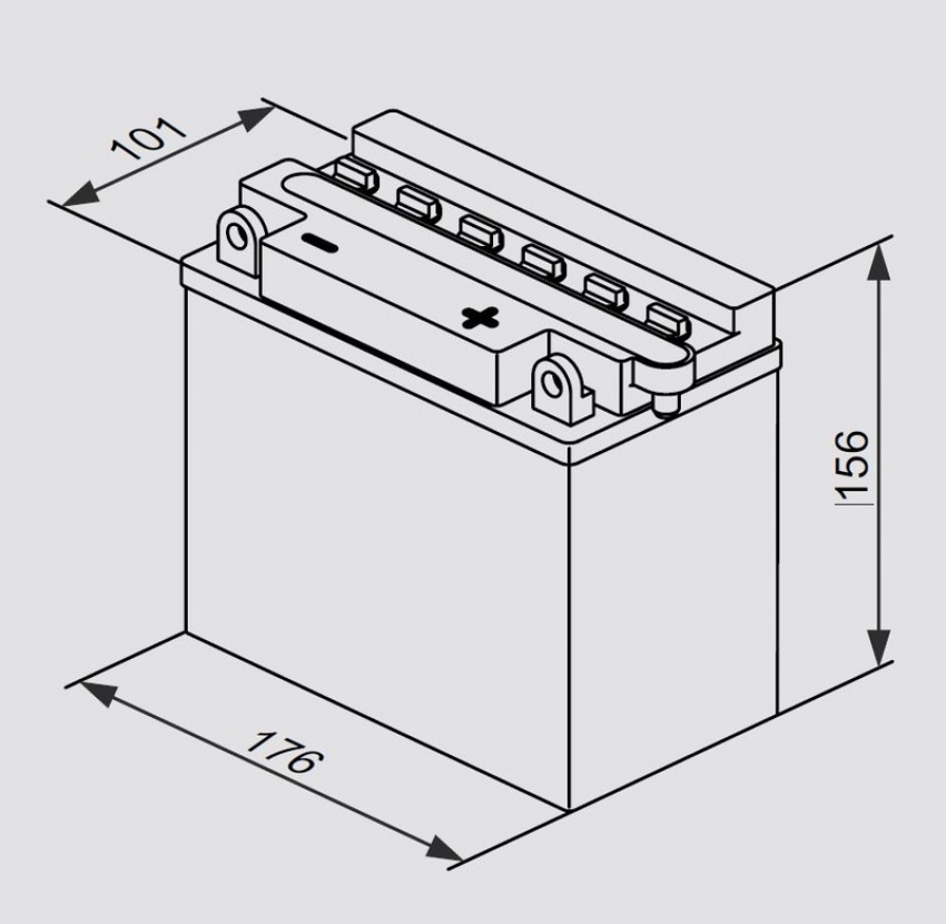 Акумулятор кислотний BOSCH 0092M4F430 19Ah 240A