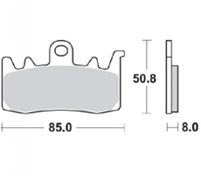 Гальмівні колодки BR 960CM55