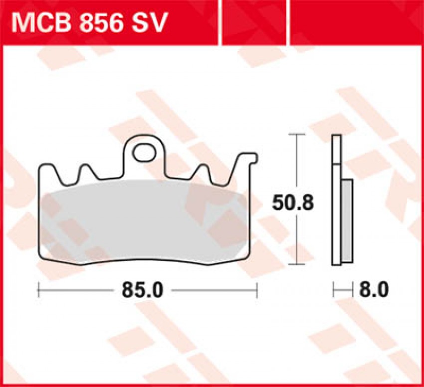 Гальмівні колодки LUCAS MCB856SV = MCB856SV:009
