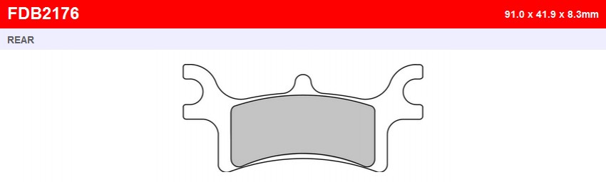 Гальмівні колодки FE FDB2176SG PLUS
