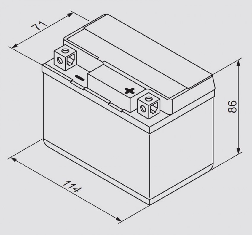 Акумулятор сухозаряджений BOSCH 0092M60010